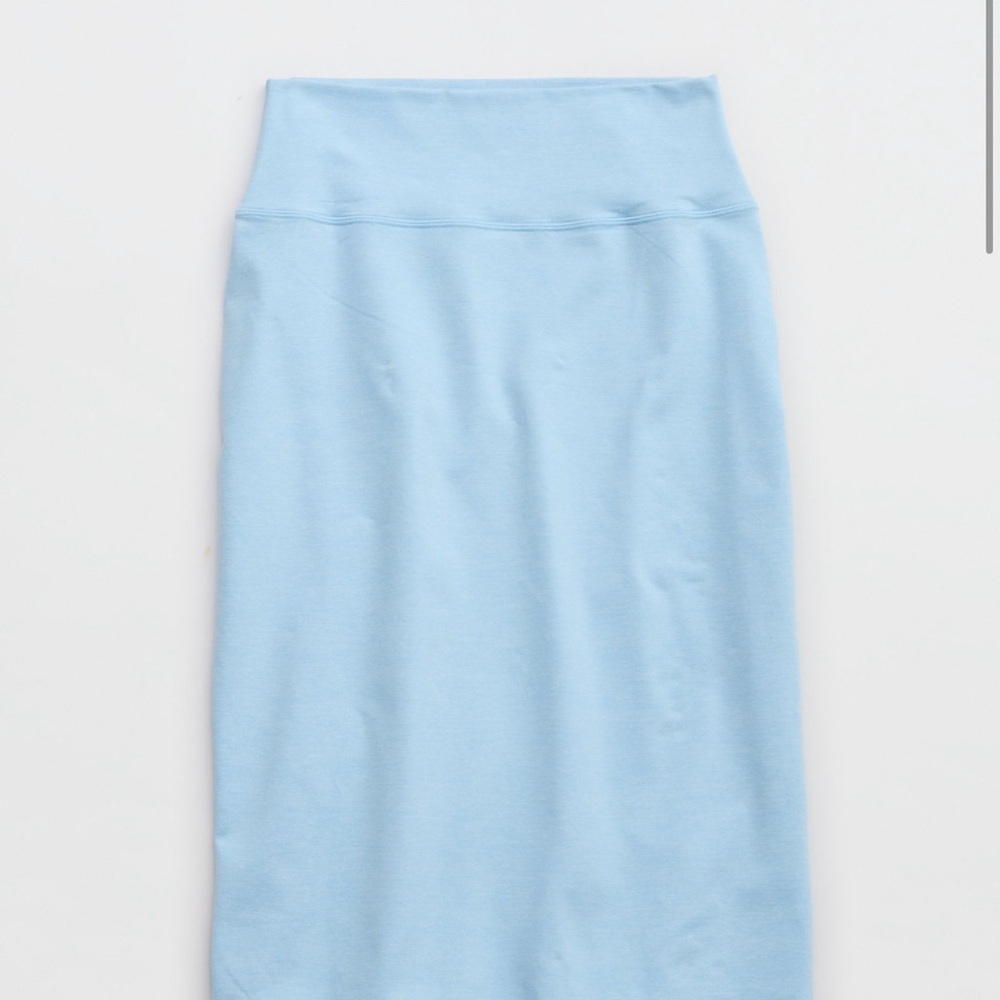 Aerie Sky Blue Pencil Skirt